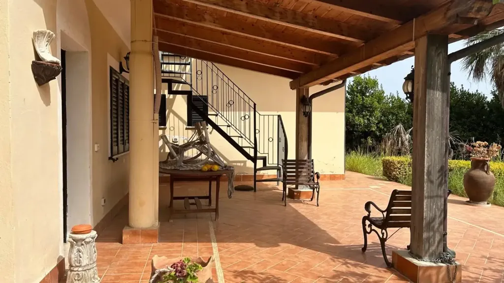Terrasse - Villa with Sea View in Terracina