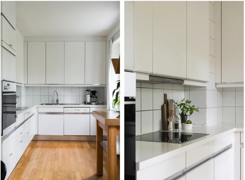 Köök - Five-Room Apartment with Balcony in Malmö