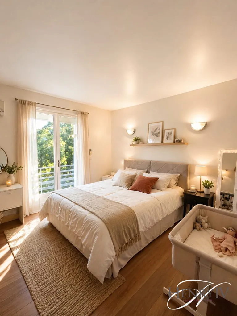 Camere da letto - Apartment with Panoramic View in Montchaboud