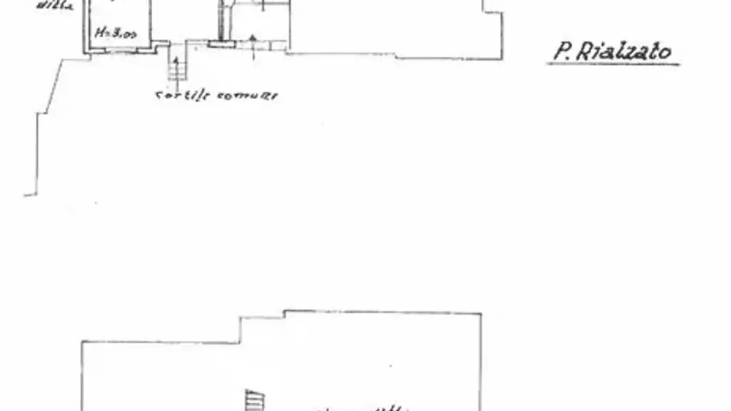 Plan - Rustic Trilocale with Garden in Turbigo