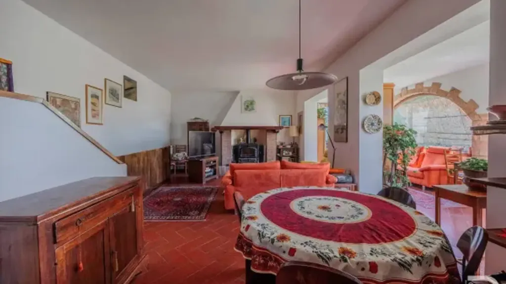 Söögituba - Luxury Villa with Olive Garden in Sinalunga