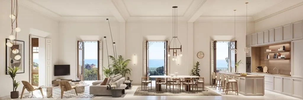 Söögituba - Historic Flat with Sea View in Málaga