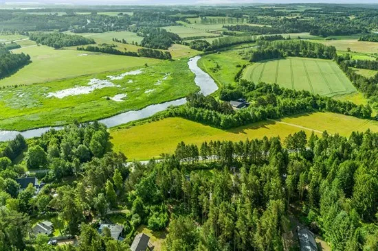 Vue aérienne - Vacation Plot with 5G Coverage in Ans By