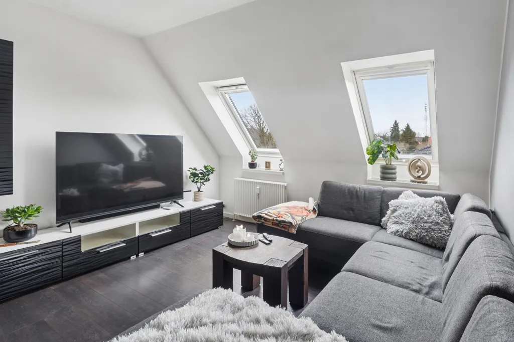Séjour - Architectural Flat with Views in Hvidovre