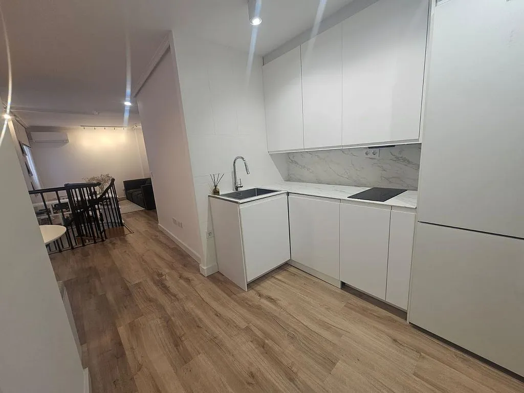 Cuisine - 1-Bedroom Apartment with A/C in Casco Antiguo