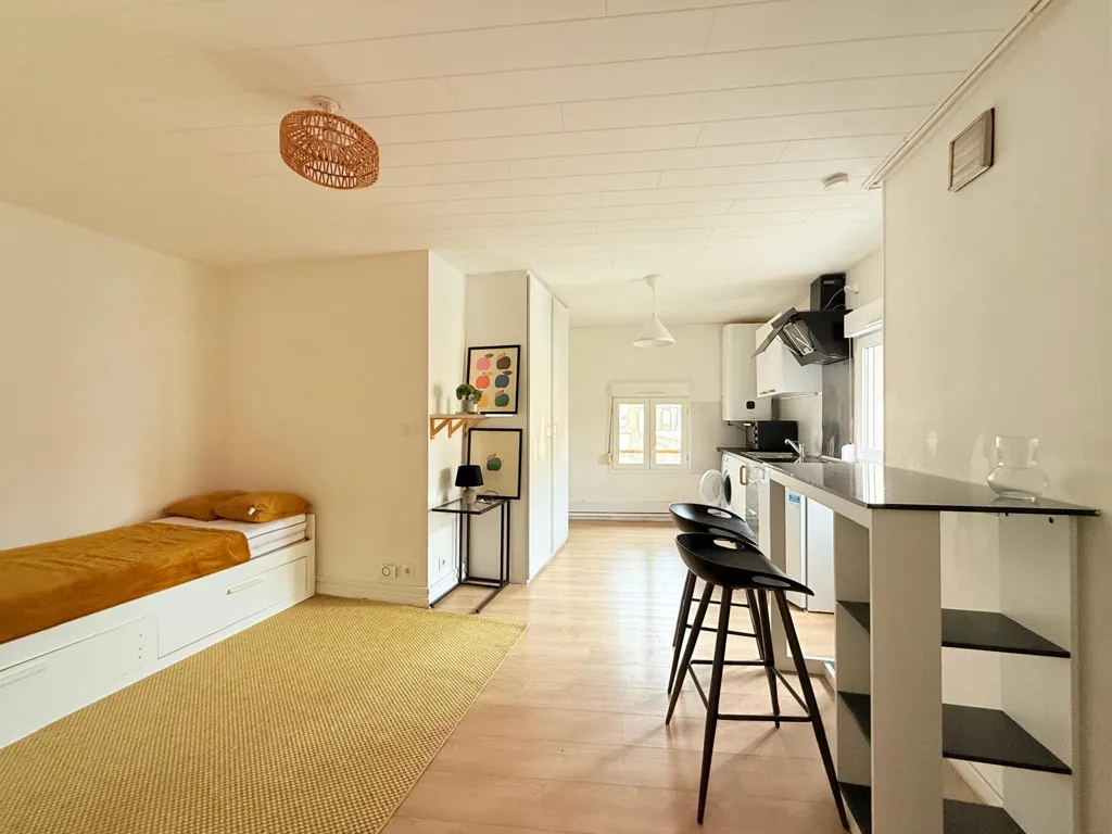 Chambres - Appartement Meublé 1 Pièce au Centre Ville de Troyes