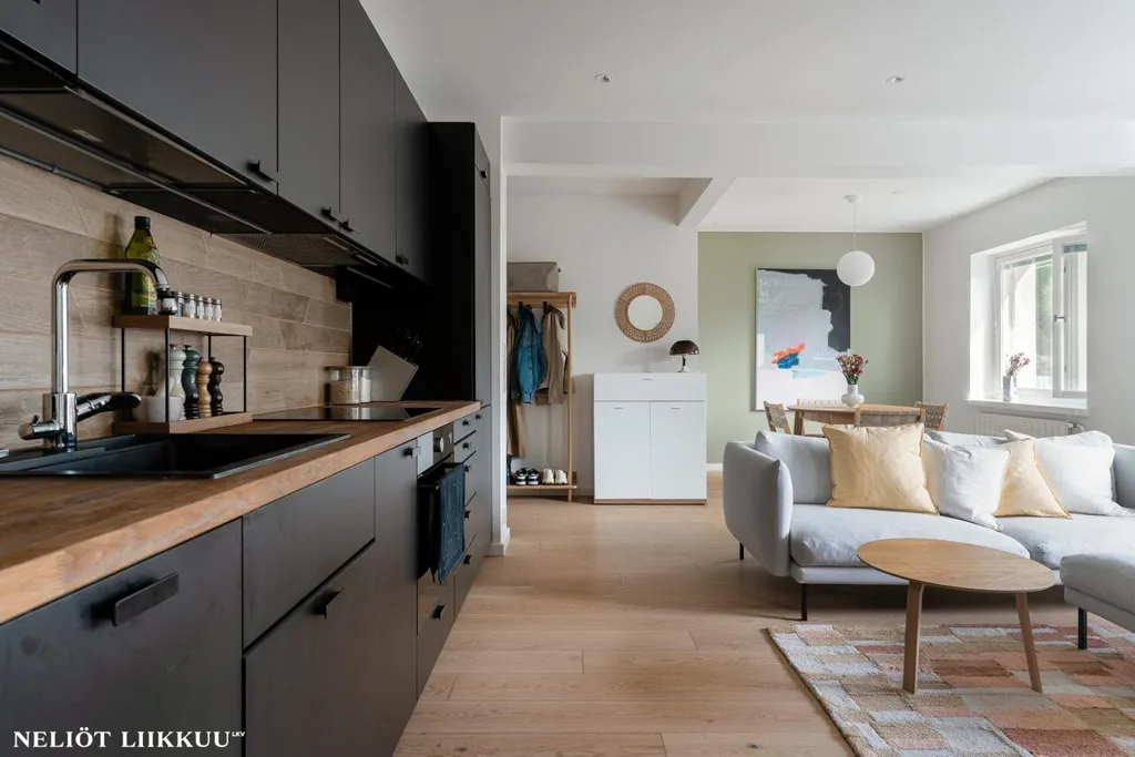 Séjour - Modern Apartment with Balcony in Hermanni