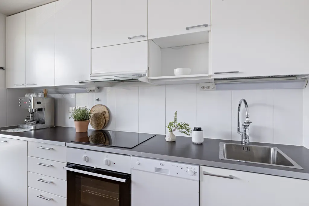 Köök - Modern Flat with Balcony in Linnanmaa, Oulu