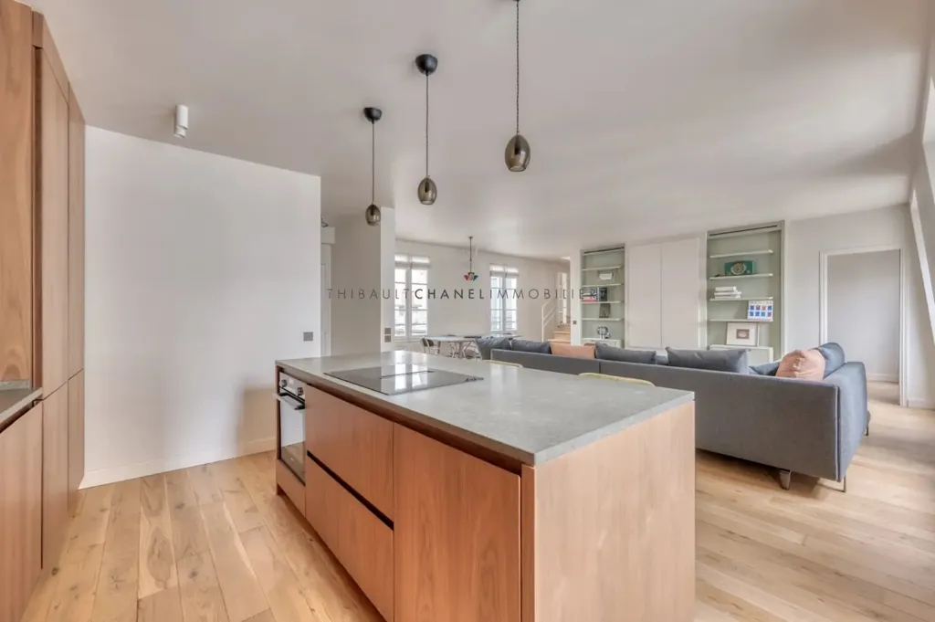 Köök - Duplex with Terrace in Paris 3rd Arrondissement