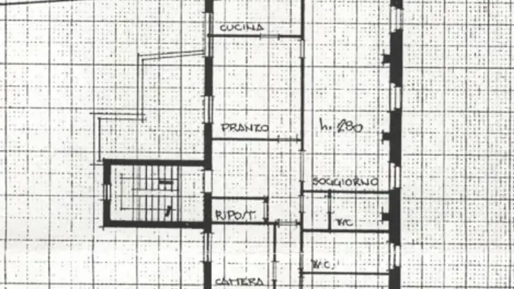 Plan - Apartment with Piazza View in Sala Baganza