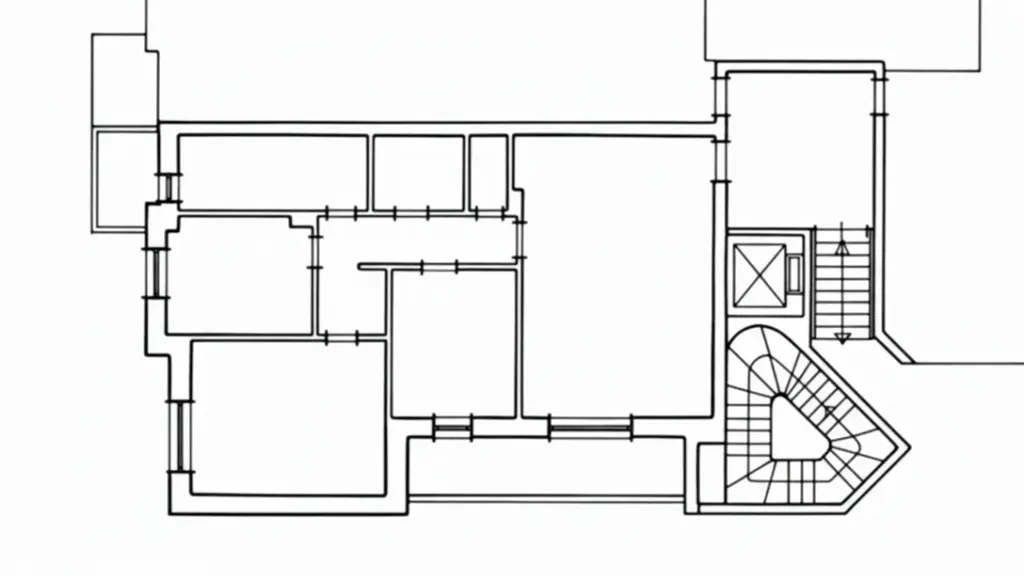 Plan - Modernised Apartment with Balcony in Monza