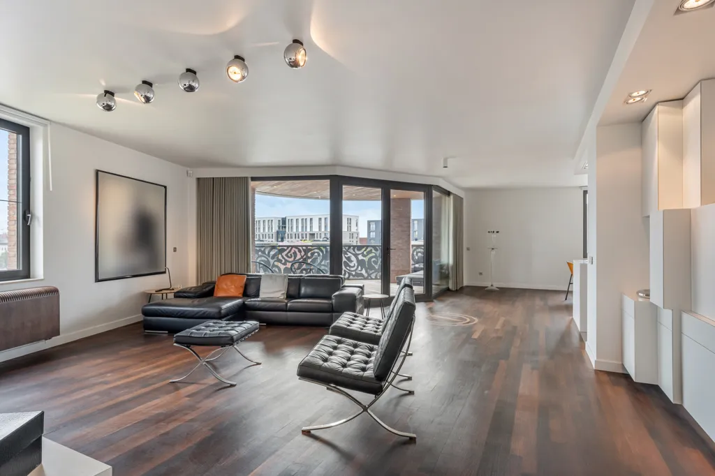 Séjour - Appartement de luxe avec terrasse ensoleillée à Hasselt