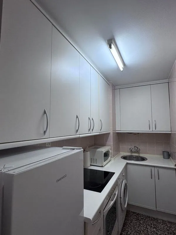 Cucina - 1-Bed Apartment with West View in Pamplona