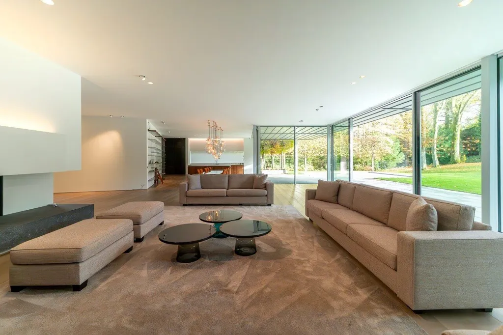 Soggiorno - Contemporary Villa with Pool in Uccle