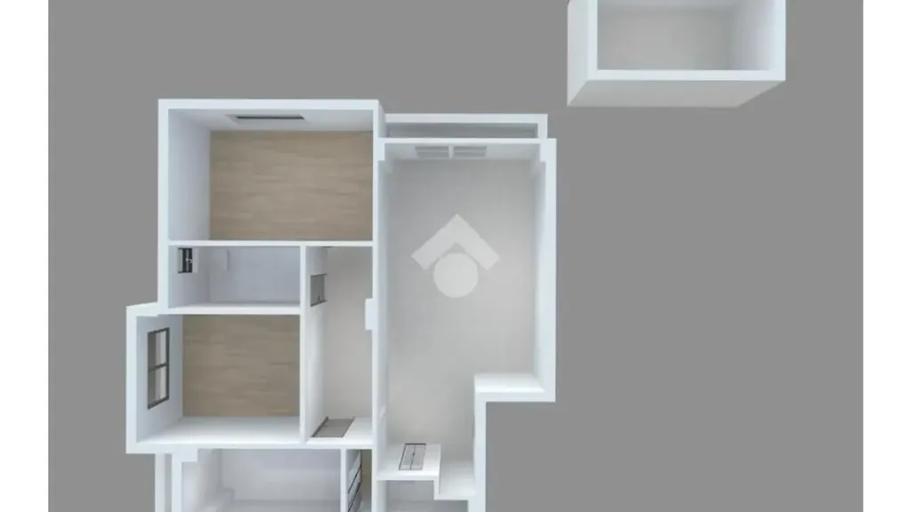 Planimetria - Bright Triplex with Balcony in Rome