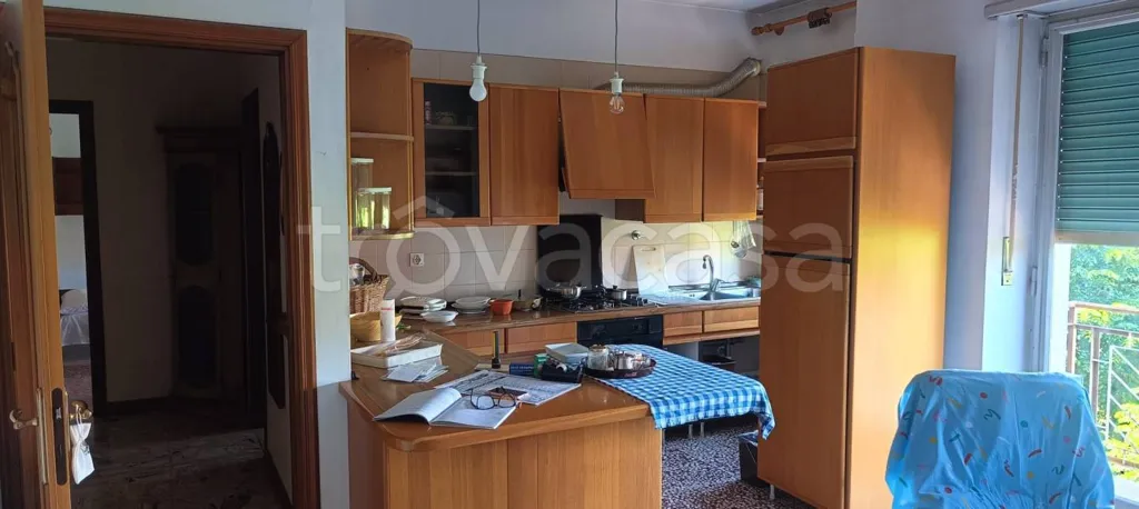 Cuisine - Panoramic Apartment with Balcony in Pianezza