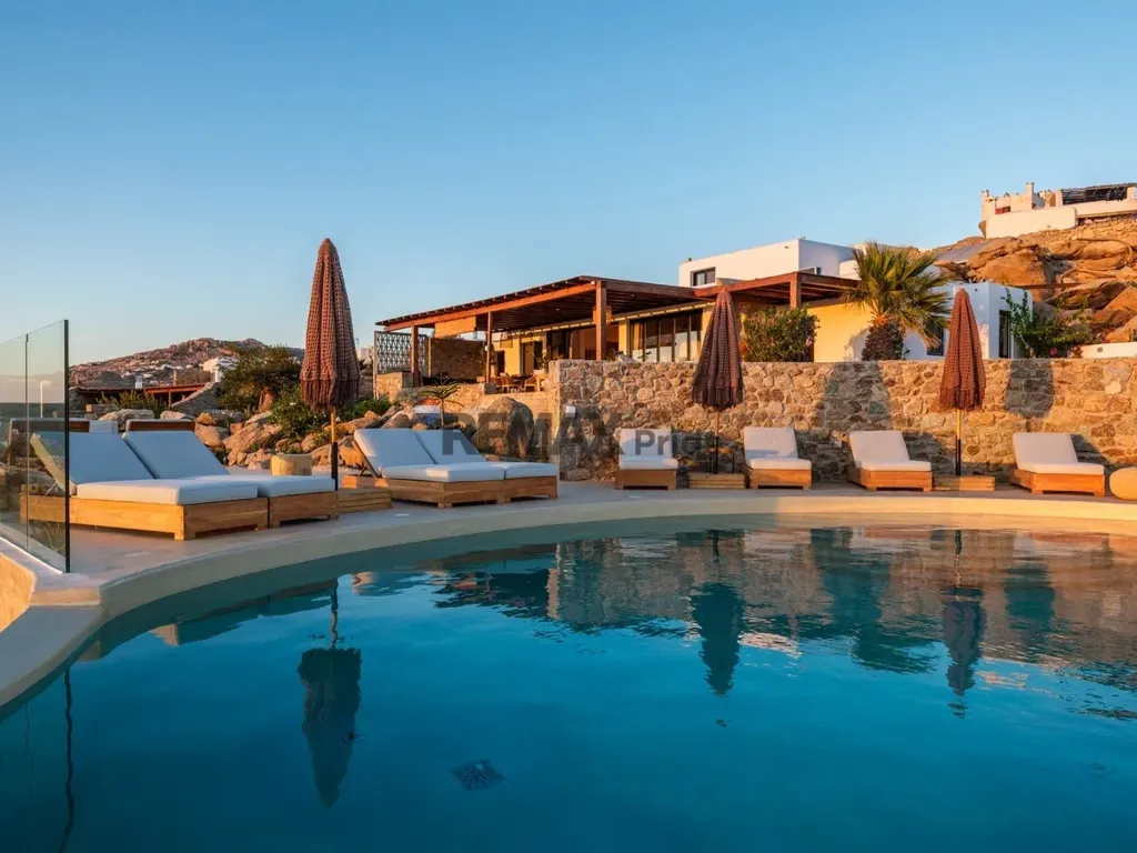 Piscine - New Villa with Sea View in Mykonos