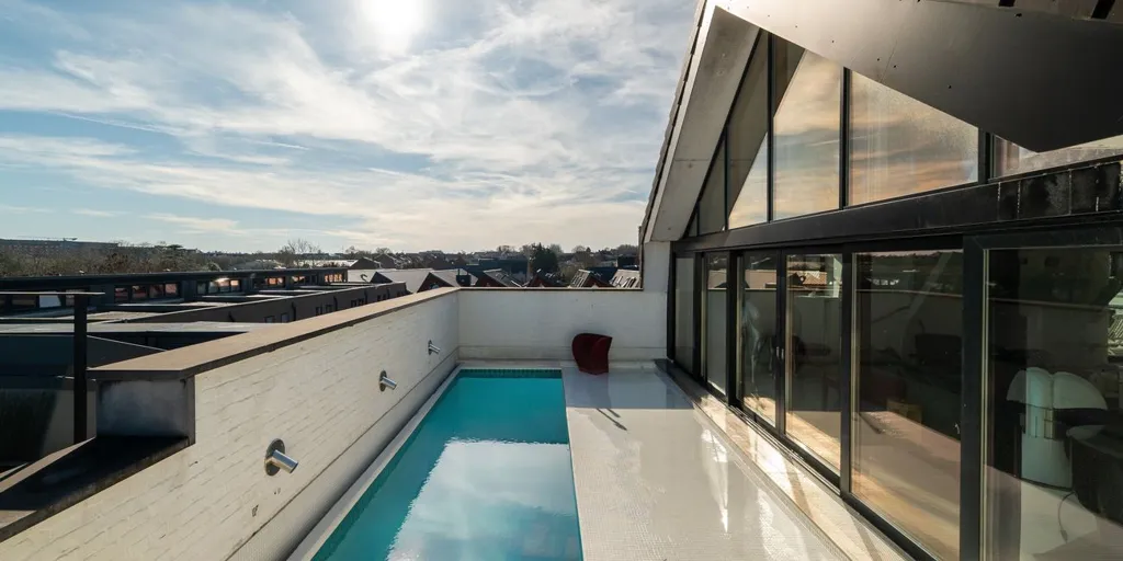 Piscine - Penthouse avec Piscine Panoramique à Doornik