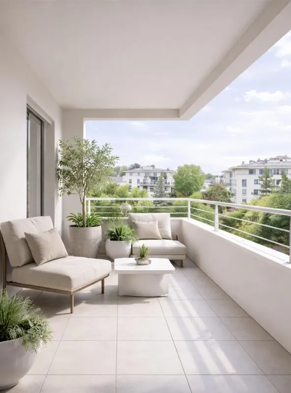 Terrasse - Appartement 5 Pièces avec Double Terrasse à Bry-sur-Marne