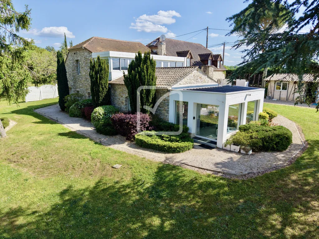 Õhuvaade - Luxury House with Pool in Calès