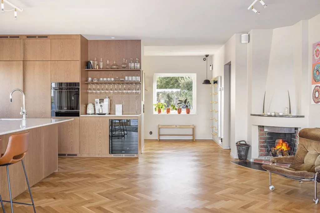 Kitchen - Modern Apartment with Mälaren View in Mälarhöjden