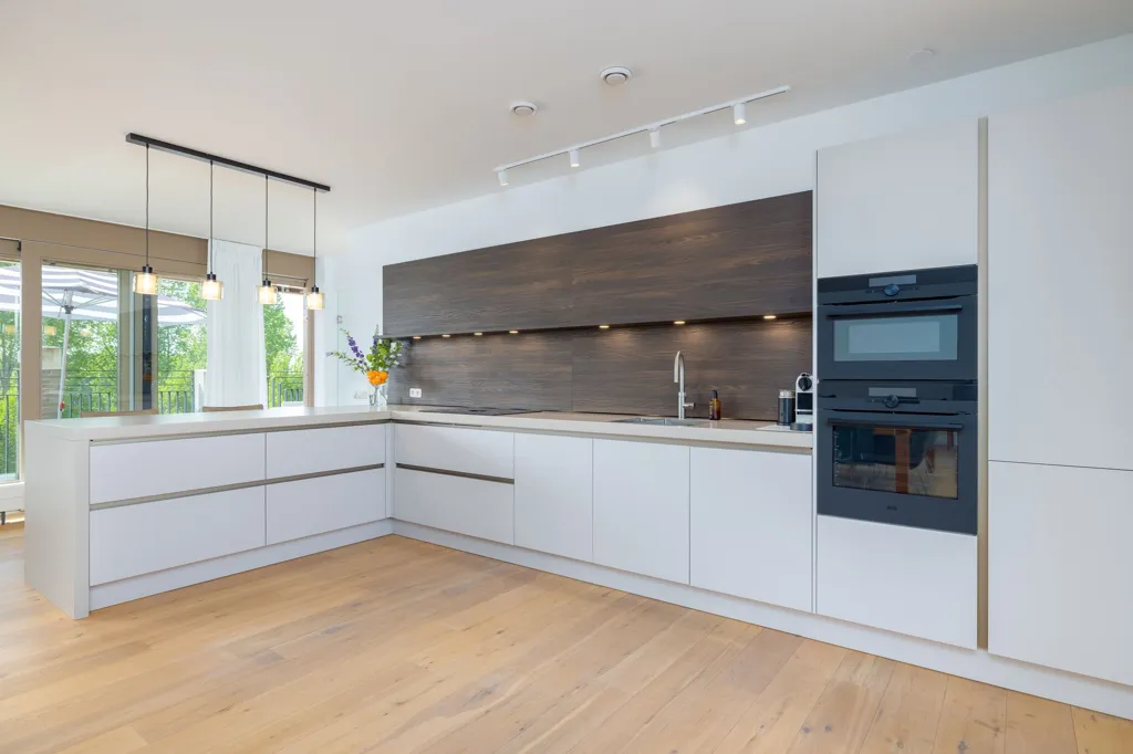 Köök - Luxury Penthouse with Castle View in Beeckendael