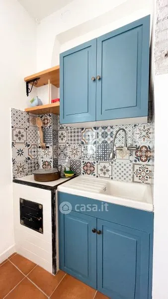 Cuisine - Rear-Adjoining Villa with Balcony in Calitri