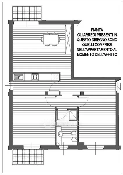 Plaan - Rented 3-Bedroom Flat with Balcony in Arona