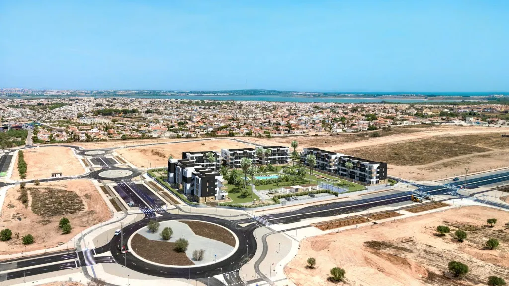Vue aérienne - Residential with Private Pool in Torrevieja