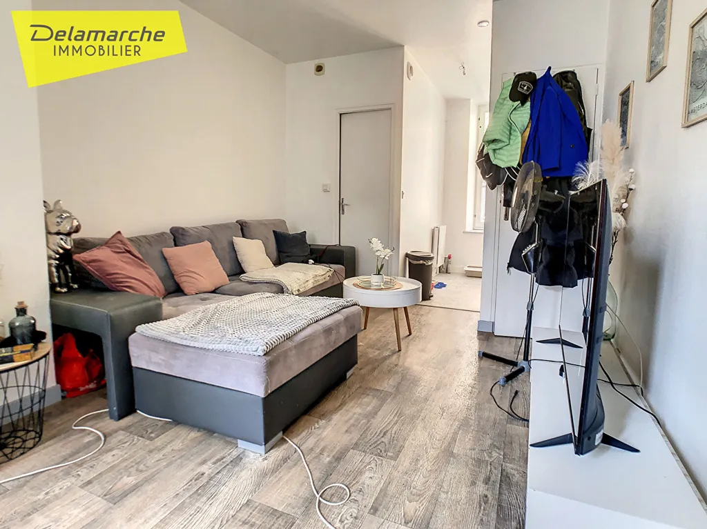 Séjour - Studio au Centre d'Avranches avec Digicode