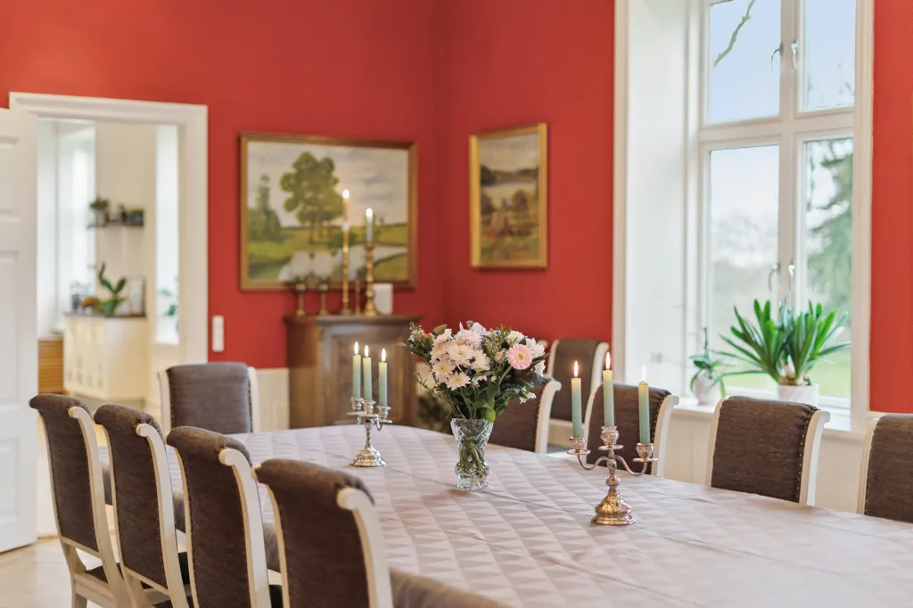 Dining Room - Historic Manor with Garden in Midtsjælland