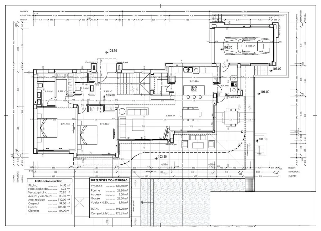 Floor Plan - Luxury Villa with Sea Views in Moraira