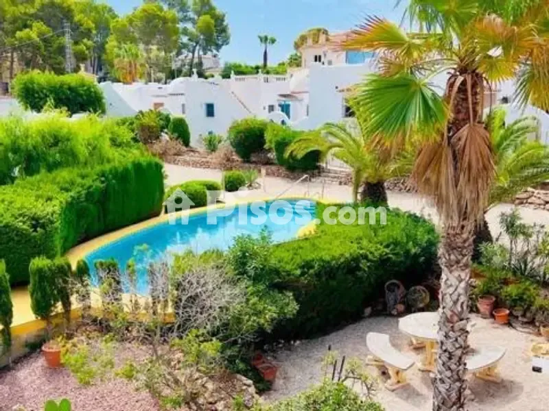 Aerial - Morisco-Style Bungalow with Pool in Cap Blanc, Moraira