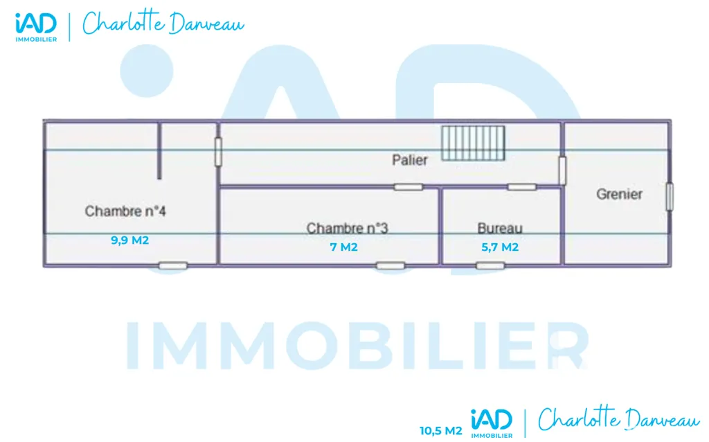 Floor Plan - Longère to Renovate in Normandy Countryside