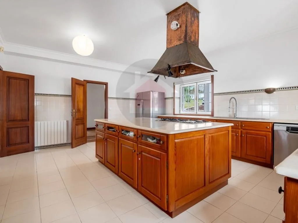 Köök - Detached House with Pool and Lagoon Views in Caldas da Rainha