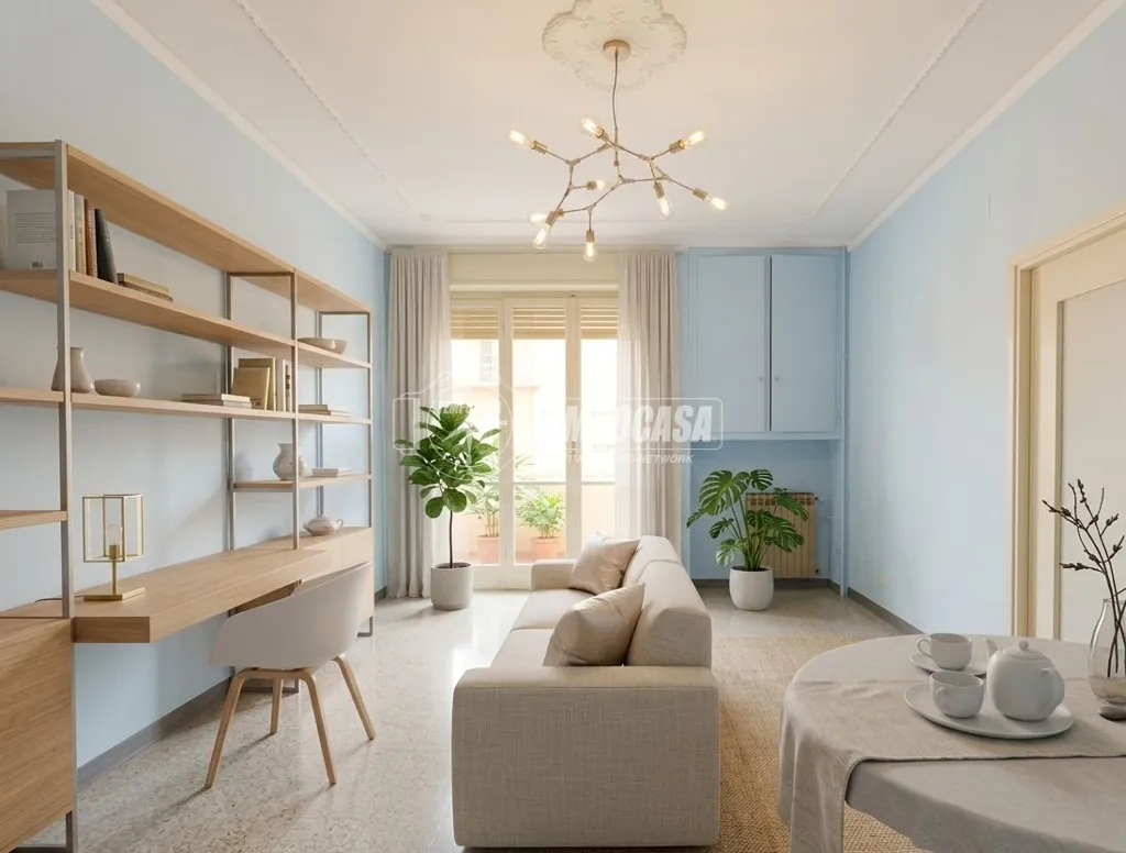 Séjour - Central Apartment with Balcony in Pinerolo