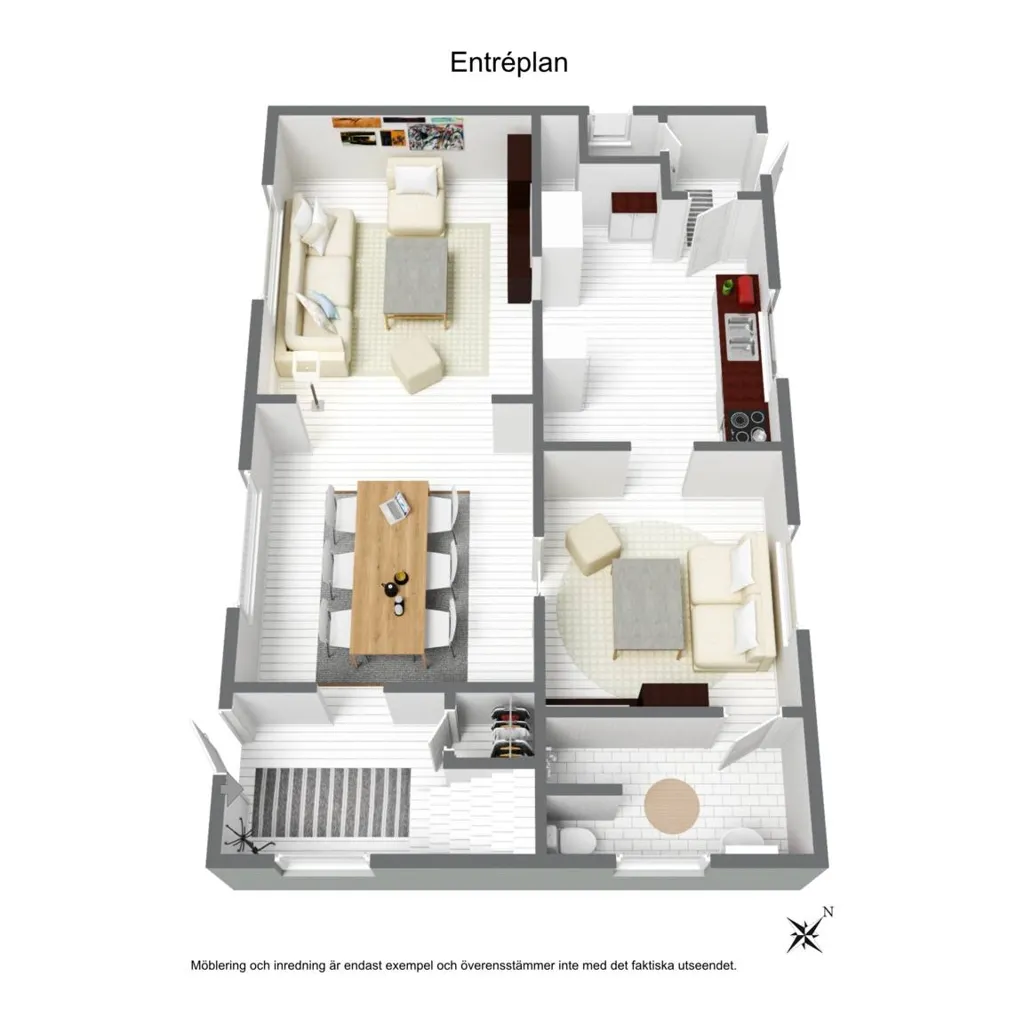 Plaan - Funkis Villa with Garden in Osby