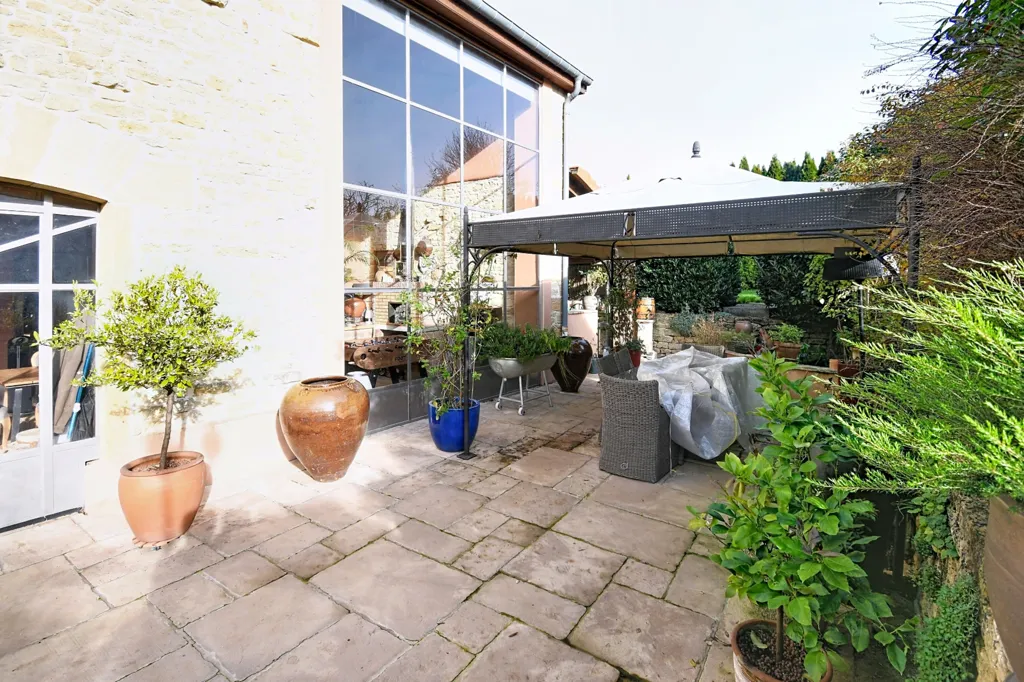 Terrasse - Maison de Caractère en Pierre à Morfontaine