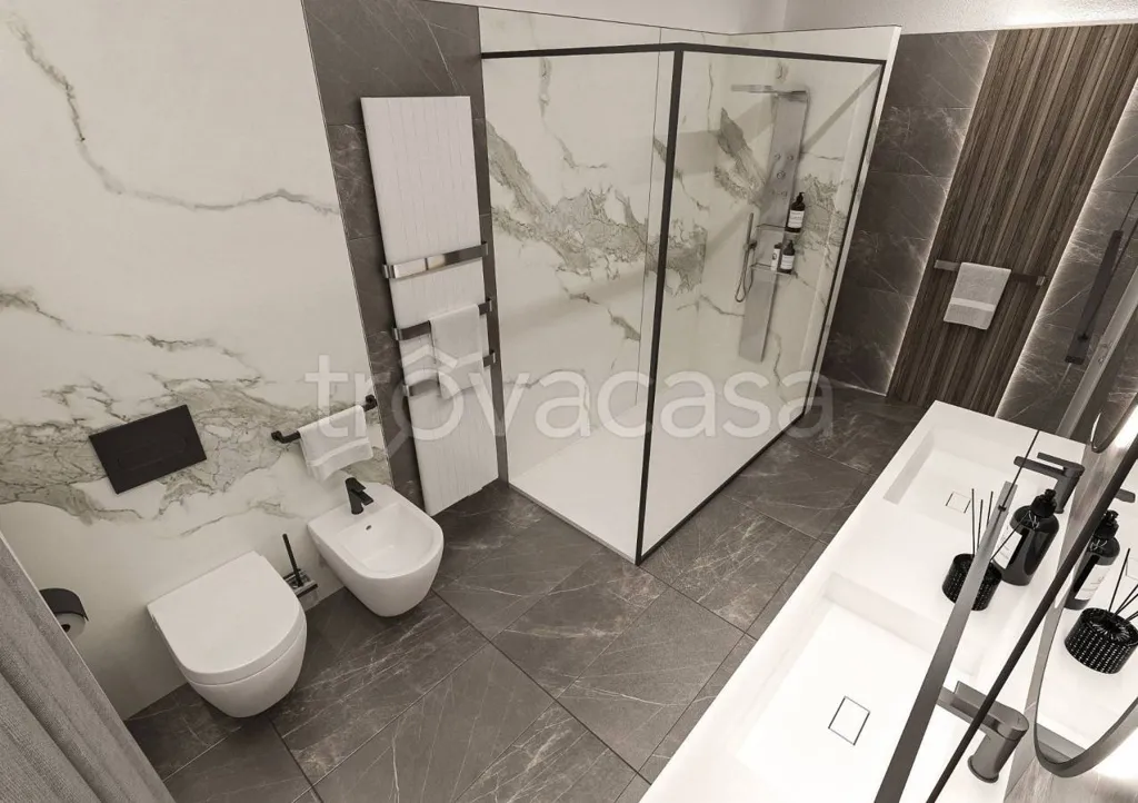 Bathrooms - Apartment with Large Terrace in Corciano