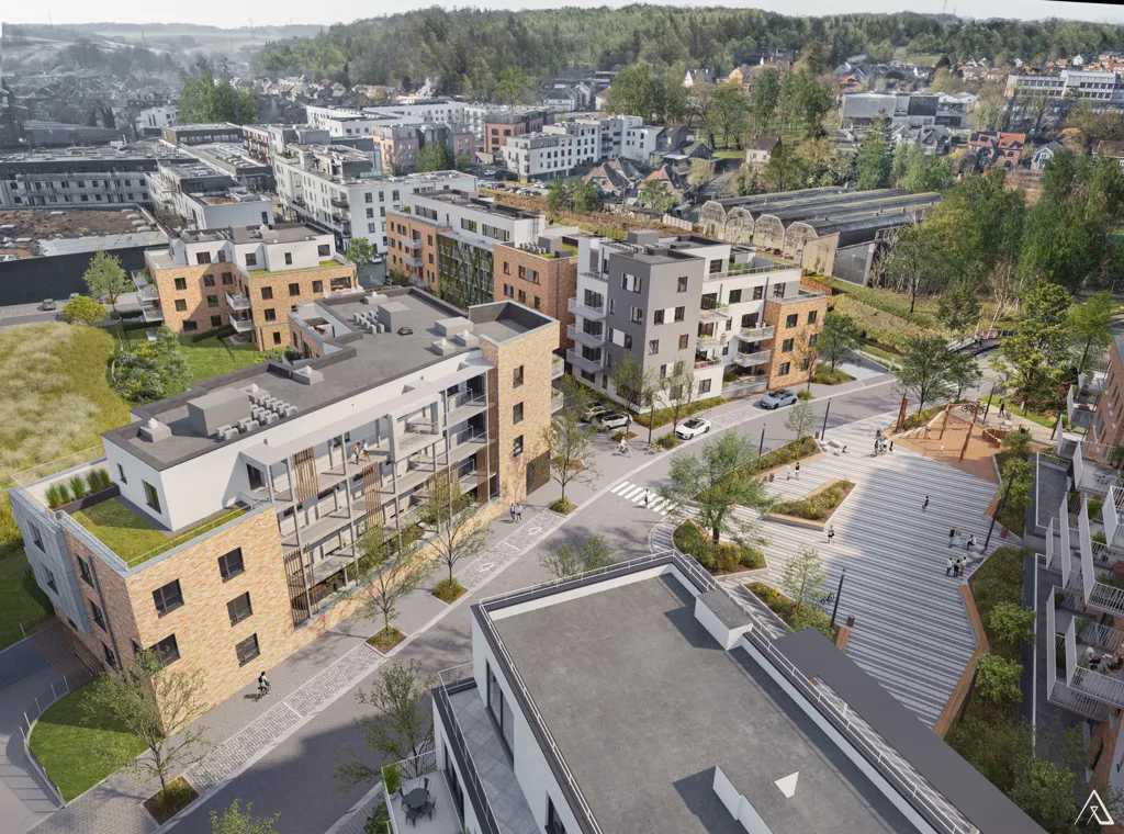 Õhuvaade - Energy-Efficient Apartments with Views in Court-Saint-Etienne