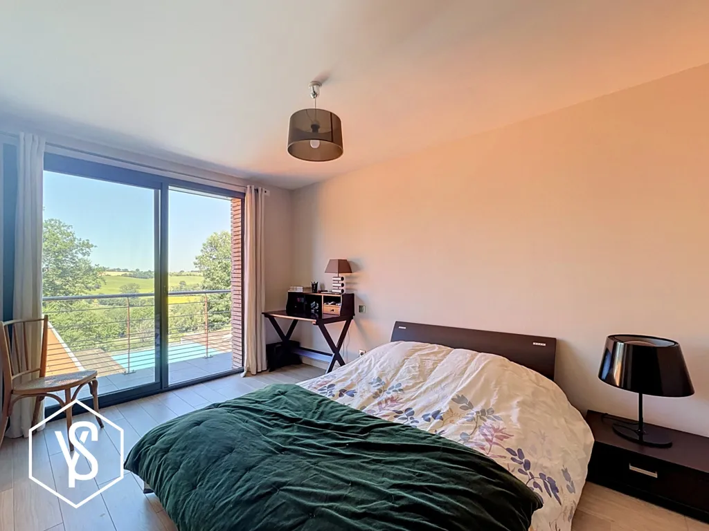 Camere da letto - Architect's Villa with Pool near Saint-Orens