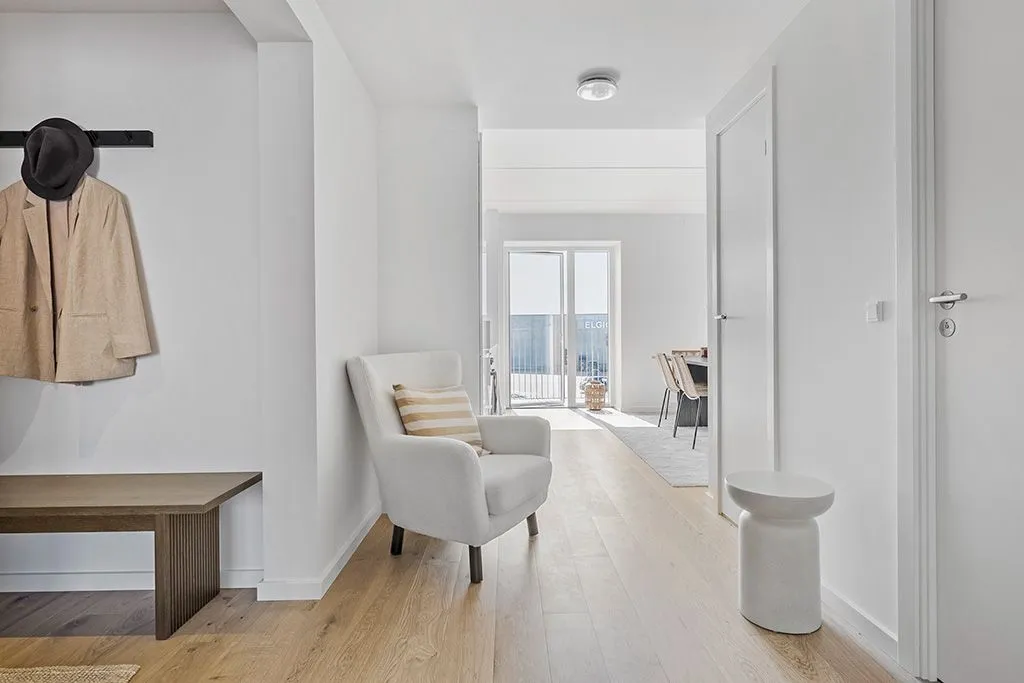 Entrée - Apartment with Balcony and EV Charging in Copenhagen
