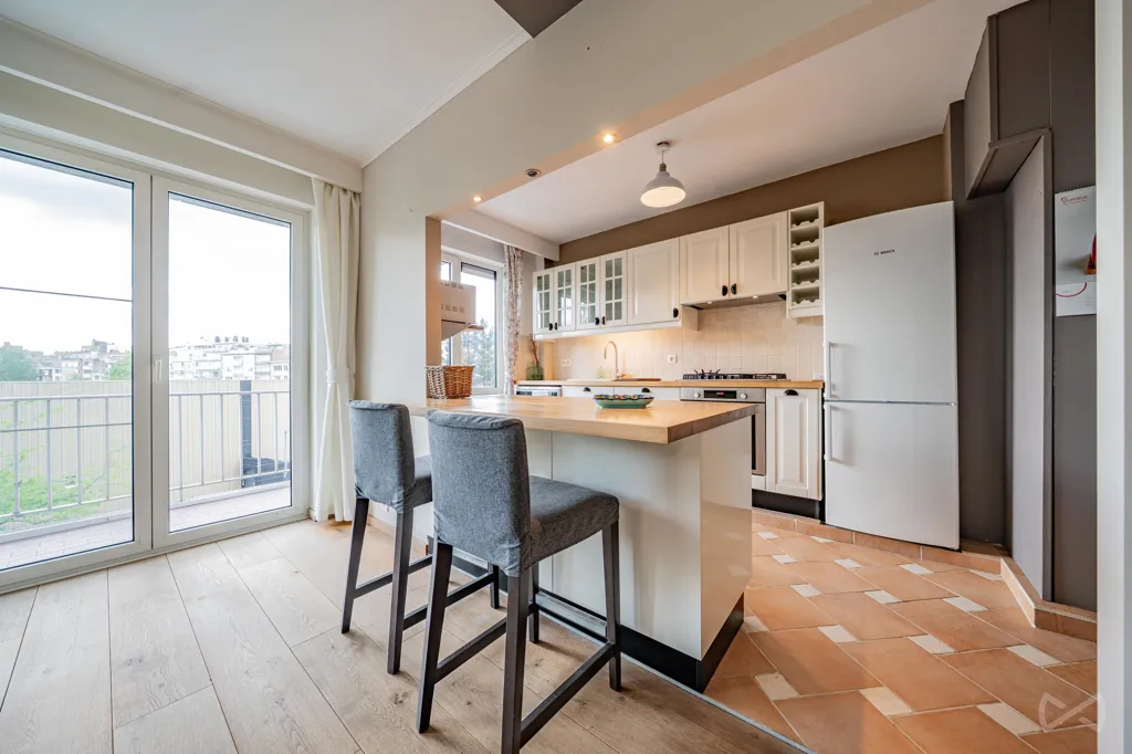 Köök - Apartment with Terrace in Ganshoren