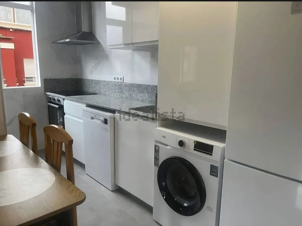 Köök - Furnished Flat with Balcony in Almería Centre