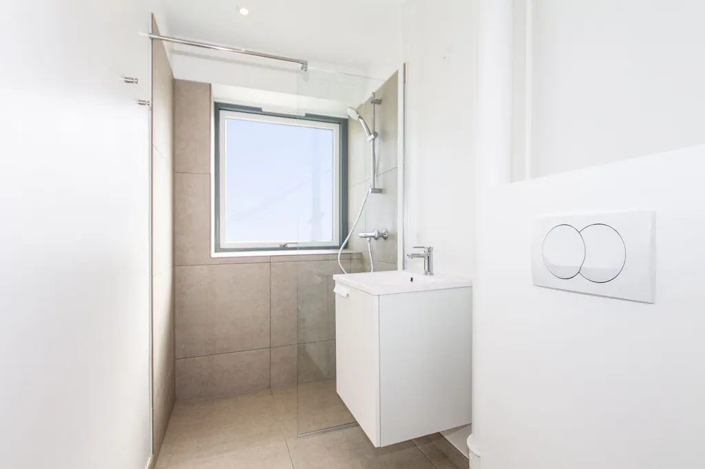 Salles de bain - 3-Bedroom Flat with Balcony in Vejle