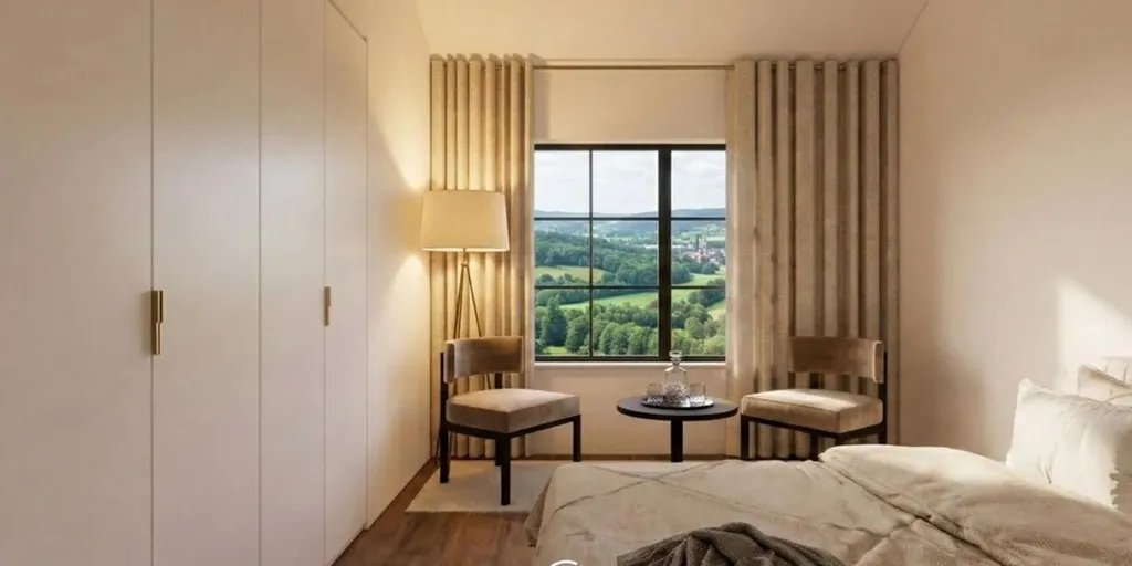 Camere da letto - Penthouse with 360° View in Asper