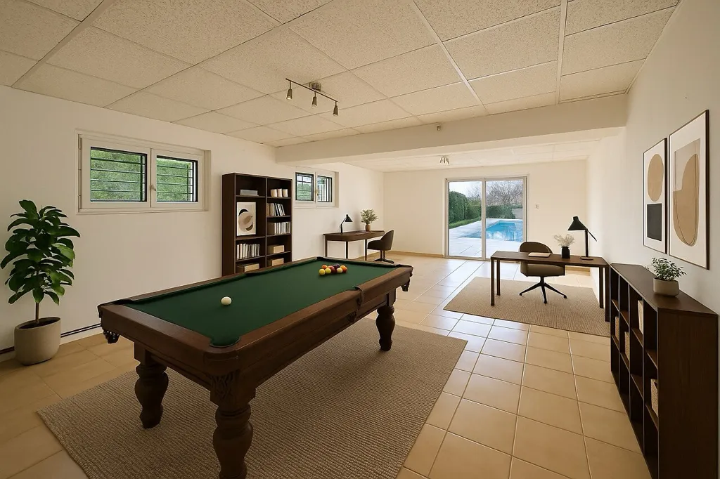 Rooms - Architectural House with Pool in Darois