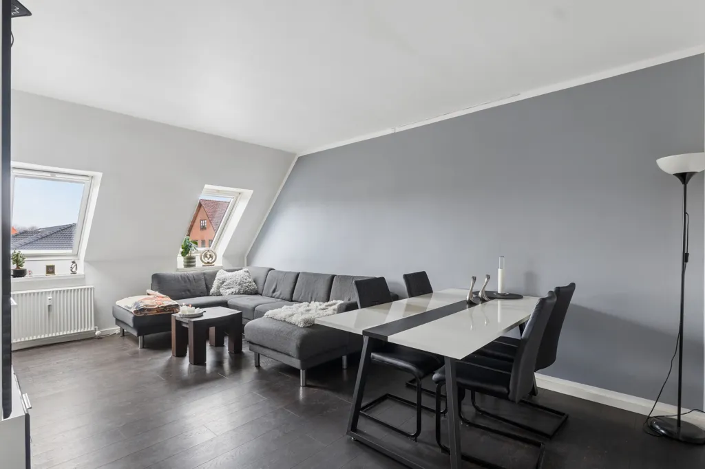 Séjour - Architectural Flat with Views in Hvidovre