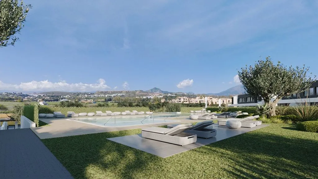 Piscine - Contemporary Villa with Pool in Marbella