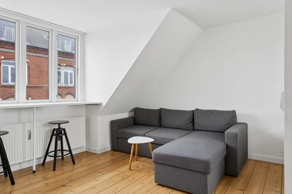 Séjour - Apartment with High-Level Views in Odense